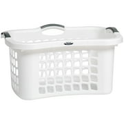 Redmon Comfort Grip Laundry Basket - Plastic with 3 Side Handles - White