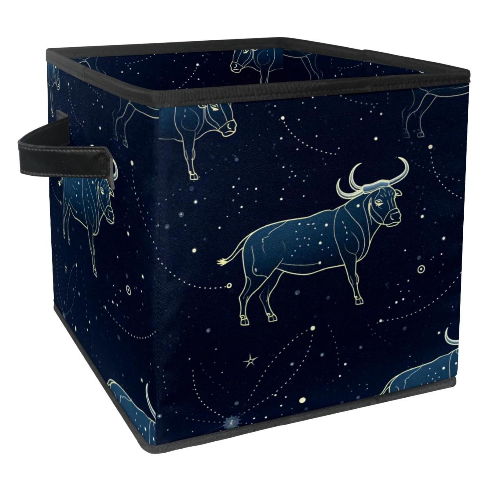 Taurus Constellation Collapsible Cube Organizer Storage Bin with Handle ...