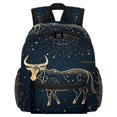 thumbnail image 1 of Taurus Constellation Cute Book Bag with Adjustable Shoulder Strap, Large Capacity, Printed Design - Cute Accessories Backpack, 1 of 6