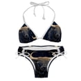 thumbnail image 1 of Taurus Constellation Detachable Sponge Adjustable Strap Bikini Set Two-Pack, Ideal for Beach and Pool Parties, 1 of 6