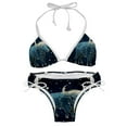 thumbnail image 1 of Taurus Constellation Detachable Sponge Adjustable Strap Bikini Set Two-Pack Swim Suits for WomenToolStrip with applicable scenes, 1 of 6