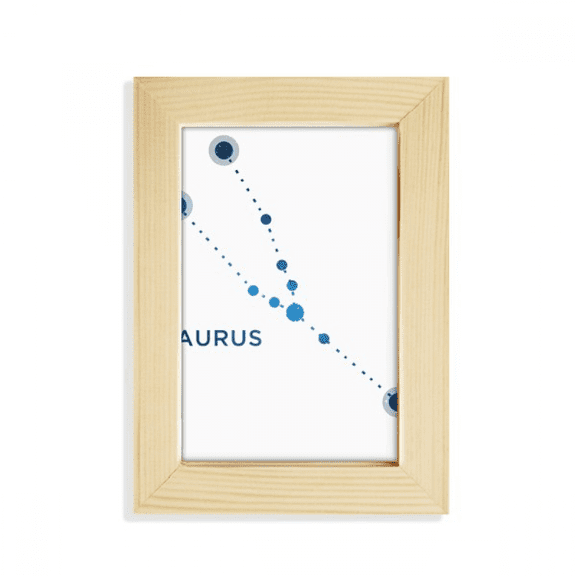 Taurus Constellation Sign Zodiac Desktop Display Photo Frame Picture Art Painting 5x7 inch