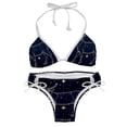 thumbnail image 1 of Taurus Constellation Swim Suit Women Bikini Set Detachable Sponge Adjustable Strap Two-Pack Swim Wear, 1 of 6