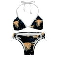 thumbnail image 1 of Taurus Constellation Swimsuit Bikini Set with Detachable Sponge and Adjustable Strap, Two-Pack, for Beach and Pool Parties, 1 of 6