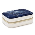 thumbnail image 1 of Taurus Constellation Velvet Portable Jewelry Box with Removable Compartment - Necklace, Earring, and Travel Organizer - Gift, 1 of 7