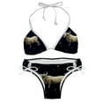 thumbnail image 1 of Taurus Constellation Women's Detachable Sponge Adjustable Strap Bikini Set 2-Pack for Beach and Pool Parties, 1 of 1