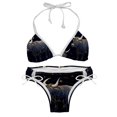 thumbnail image 1 of Taurus Constellation Women's Swim Suit Bikini Set 2-Pack with Detachable Sponge and Adjustable Strap for Beach and Pool Parties, 1 of 6