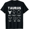 thumbnail image 1 of Taurus Constellation Zodiac Sign Taurus Facts T-Shirt, 1 of 4