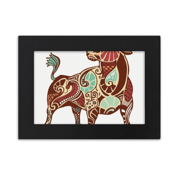 Taurus Constellation Zodiac Symbol Desktop Photo Frame Ornaments Picture Art Painting