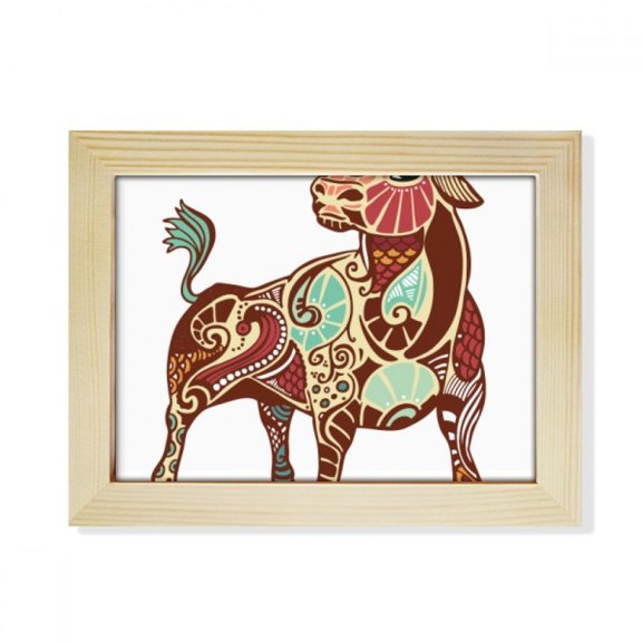 Taurus Constellation Zodiac Symbol Desktop Photo Frame Picture Art Decoration Painting 6x8 inch