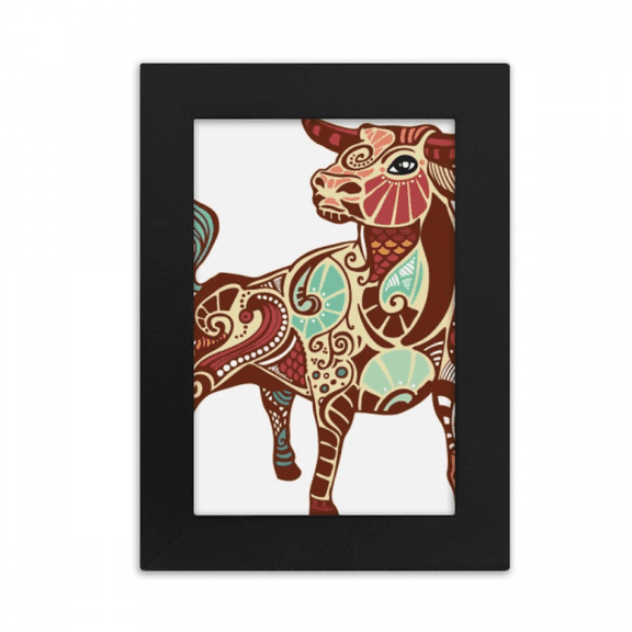 Taurus Constellation Zodiac Symbol Desktop Photo Frame Picture Display Art Painting Exhibit