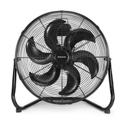 Taurus FLASH 20  Industrial Floor Fan, Metal Grill with Aerodynamic Plastic Blades, High Velocity Cooling for Garage & Patio