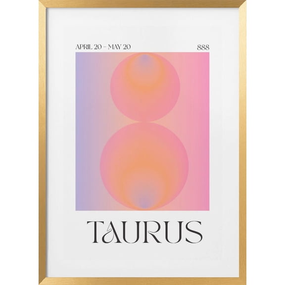Taurus Framed Art Modern Wall Decor