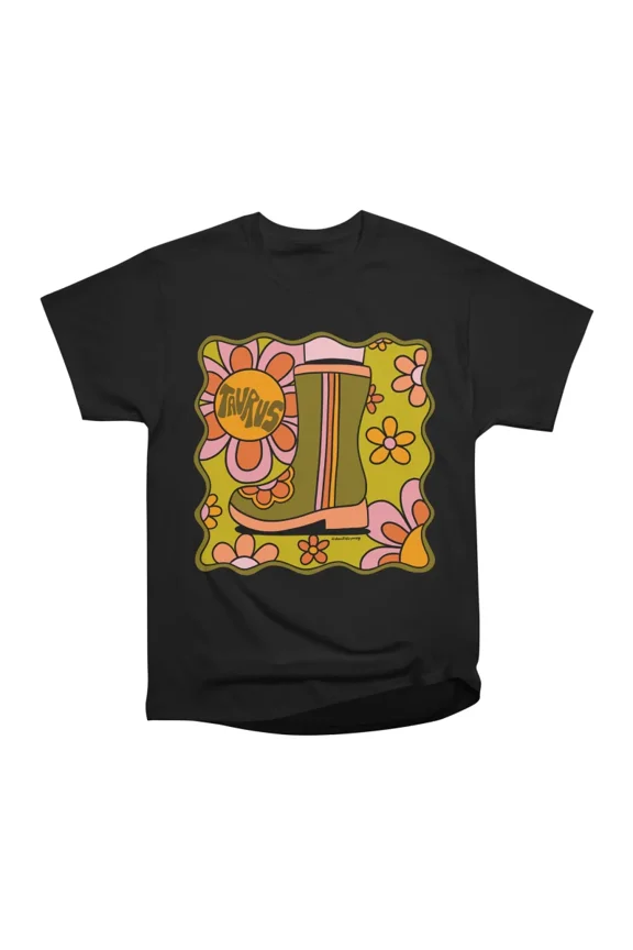 Taurus Groovy Boot T-Shirt Tee Gift For Him Merch For Her Apparel For Friend