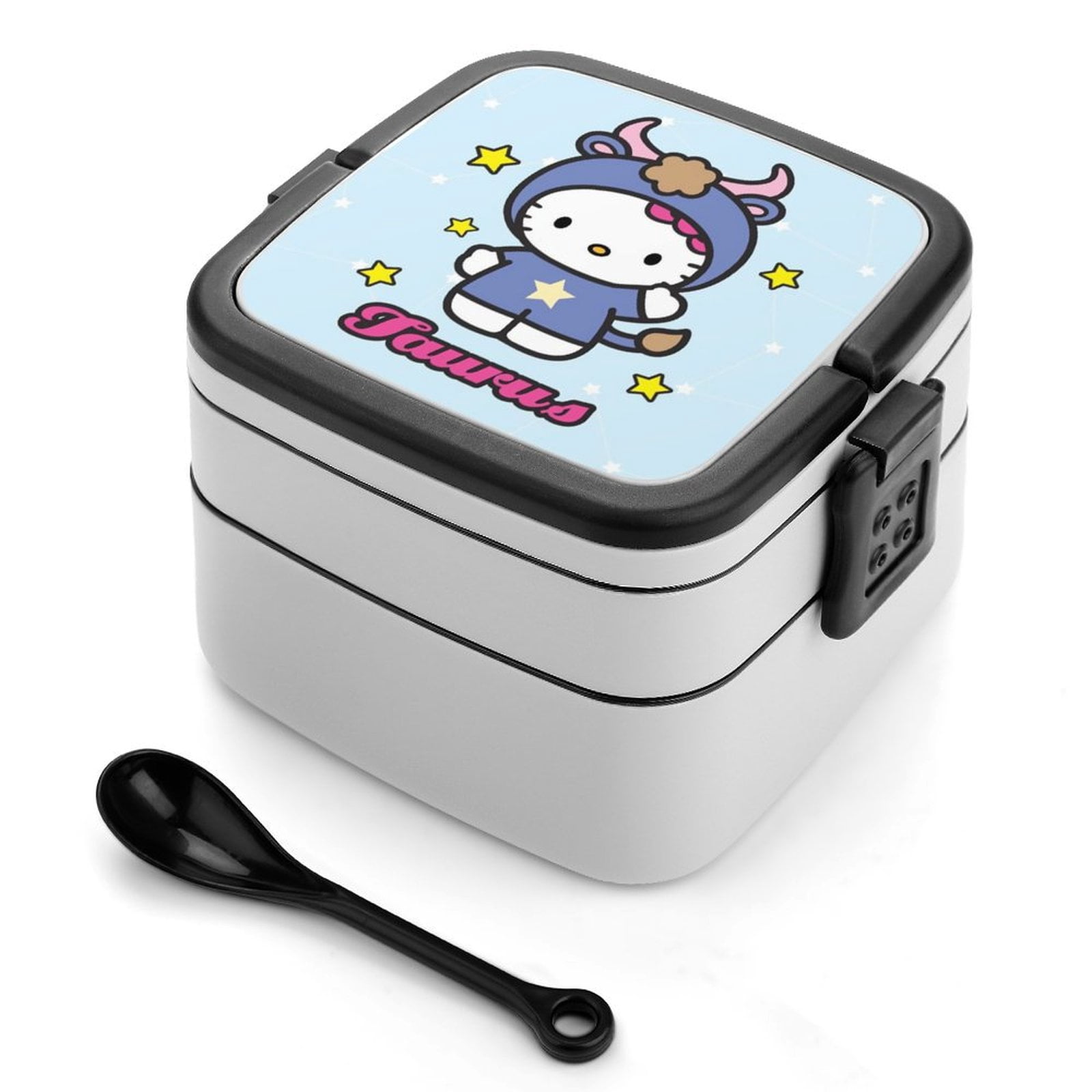 Taurus Hello Kitty Reusable Bento Boxes Lunch Box Double Layer ...