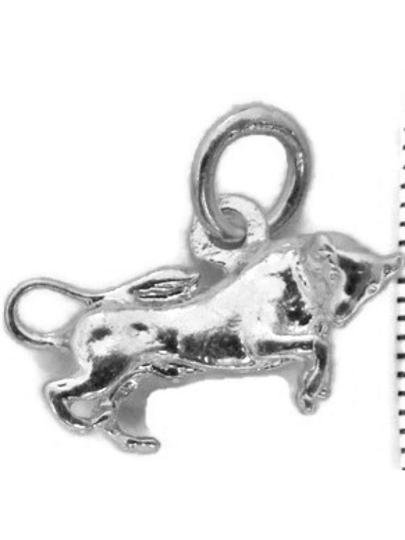 Taurus Horoscope Zodiac Sign Unisex Pendant .925 Sterling Silver!!