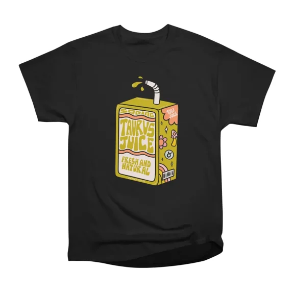 Taurus Juice Box T-Shirt Tee Gift For Him Merch For Her Apparel For Friend