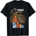 thumbnail image 1 of Taurus Queen Sweet As Candy Birthday Gift For Black Women T-Shirt, 1 of 3