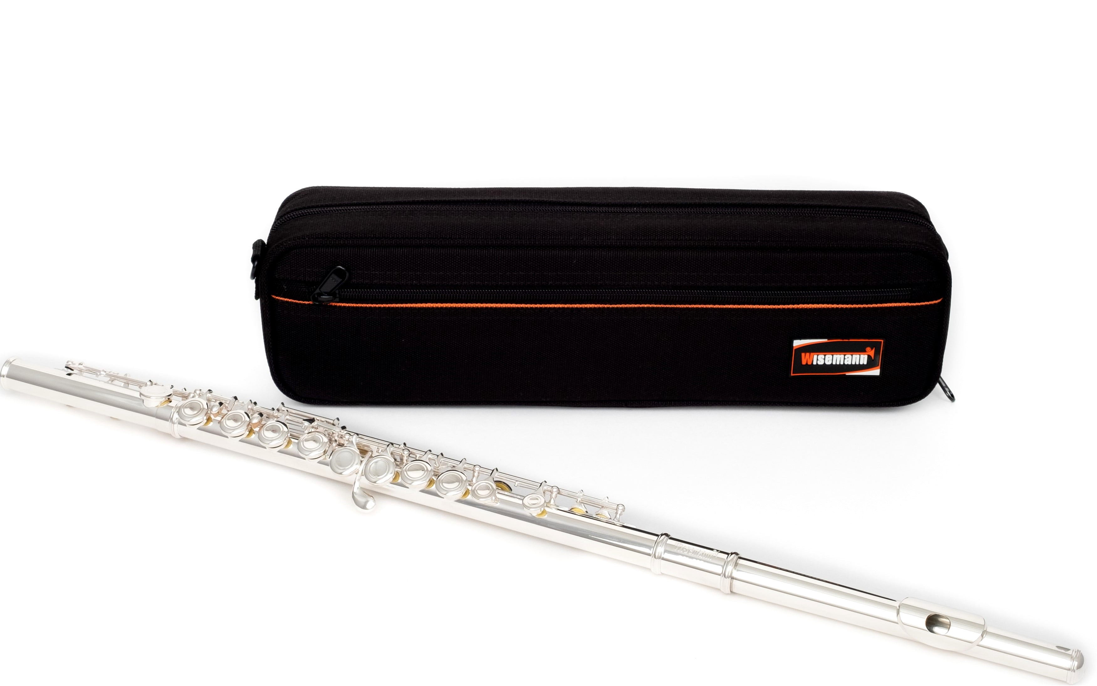 Wisemann 0901FL Flute, C 16holes, offline, silver plated finish, with canvas case