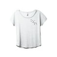 thumbnail image 1 of Taurus TAU Constellation Astrology Women's Fashion Slouchy Dolman T-Shirt Tee Heather White 2X-Large, 1 of 3
