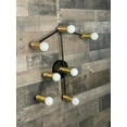 thumbnail image 1 of Taurus Zodiac 7 Light Modern Industrial Vanity Mid Century Bathroom Light, 1 of 3