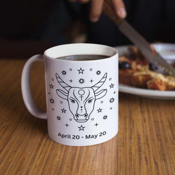 Taurus Zodiac Mug oz Ceramic Horoscope Gift