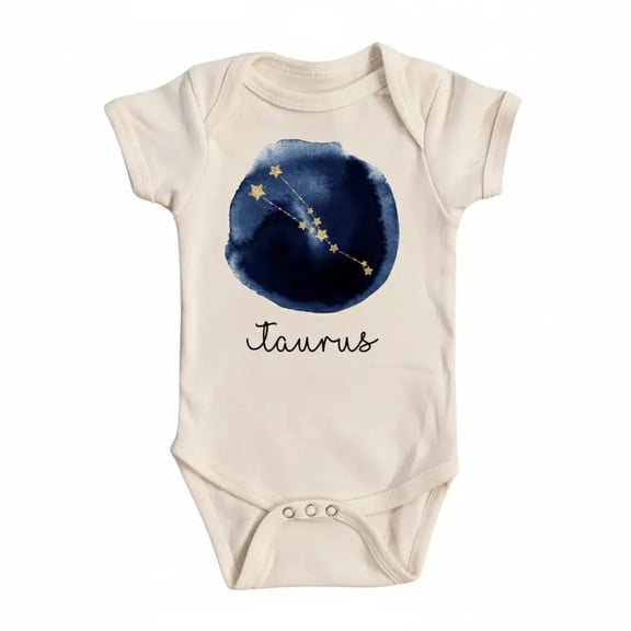 Taurus Zodiac Newborn Gift Baby Bodysuit