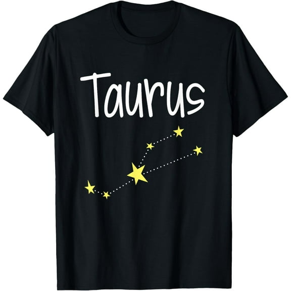 Taurus Zodiac Sign Constellation May April Kids Boys Girls T-Shirt