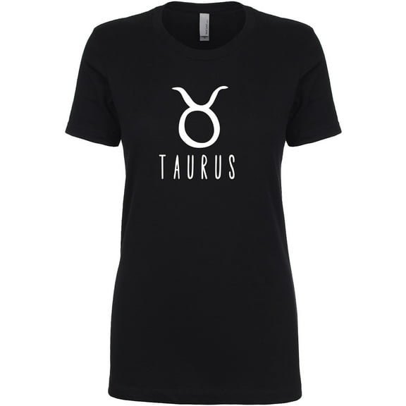 Taurus Zodiac Sign Womens crewneck tee