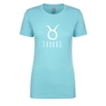 thumbnail image 1 of Taurus Zodiac Sign Womens crewneck tee, 1 of 1