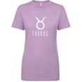 thumbnail image 1 of Taurus Zodiac Sign Womens crewneck tee, 1 of 1