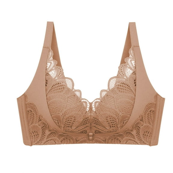 Tauxra Bras for Women,Casual Sheer Lace Wireless Bra with Lift Support,Women's Bra