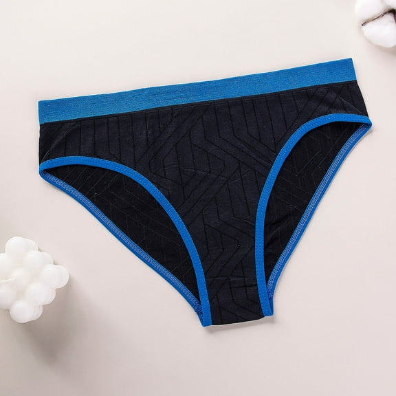 Tauxra Briefs for Women,Women's Low Waist Briefs Color Matching Seamless Butt Lift Soft Underwear