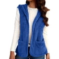 thumbnail image 1 of Tauxra Coats for Women,Winter Coat Women's,Women's V Neck Double Faced Velvet Loose Sleeveless Vest,Women Coats Winter, 1 of 7