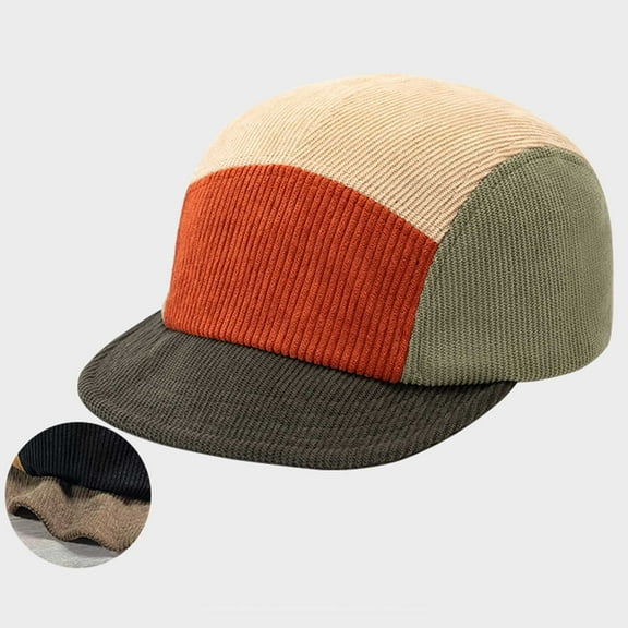 Tauxra Hats for Women,Unisex Solid Color Corduroy Baseball Cap,Adjustable Sun Protection,Hats for Men