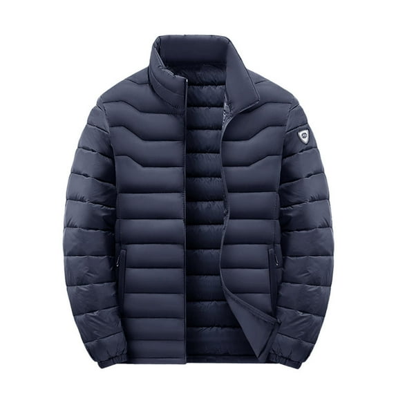 Tauxra Jackets for Men,Men's Jacket,Long Sleeve Solid Color Outdoor Zipper Pocket,Jackets for Men Fashion