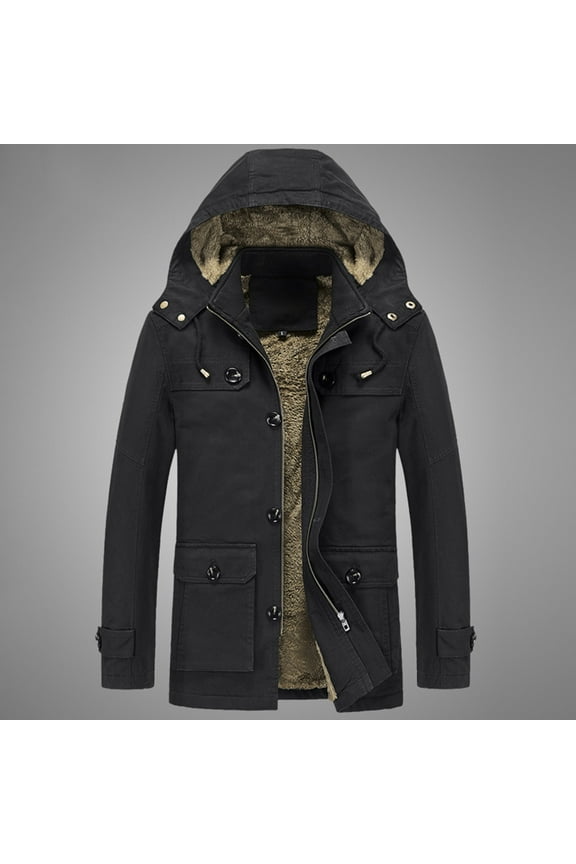 Long Coat Men,Men's Medieval Cloak, Punk Military Drum Jacket with Shoulder Pads