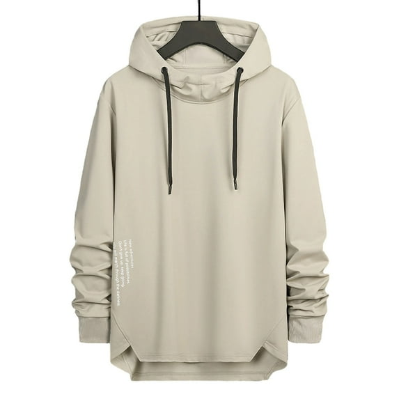 Tauxra Men's Hoodie,Long Sleeve Solid Color Loose Casual Sport Hooded,Sweatshirts for Men Hoodie