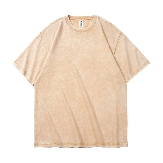 Tauxra Men's Loose T-Shirt, Breathable Short Sleeve Top, Relaxed Casual Shirt for Everyday Wear