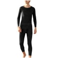 thumbnail image 1 of Tauxra Men's Thermal Underwear Set Soft Fleece Lined Long s Light/Mid/Heavy Weight Base Layer Top & Bottom Gray L, 1 of 6