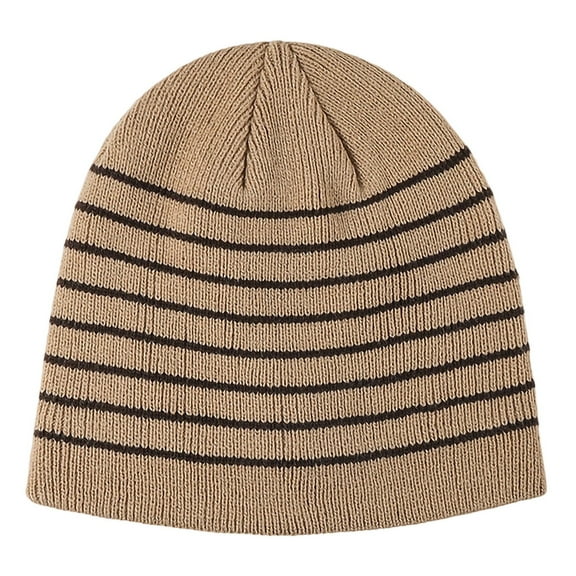 Tauxra Mens Hats and Caps,Men's Winter Knitted Hat,Lines ,Hats for Men