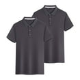 thumbnail image 1 of Tauxra Shirt 2-Pack for Women Short Sleeve -Wicking Solid Color Sport Top with Collar for Casual and Athletic Wear, 1 of 5