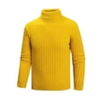 thumbnail image 1 of Tauxra Sweaters for Men,Mens Base Layer,Men's High Neck Long Sleeve Knit Sweater,Elastic Base Layer Casual Pullover for Fall Winter,Sweater for Men, 1 of 5