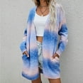 thumbnail image 1 of Tauxra Sweaters for Women,Jackets for Women,Women's Long Knit Cardigan, Colorful Loose Sweater Open Front Coat,Cardigan for Women, 1 of 7