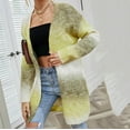 thumbnail image 1 of Tauxra Sweaters for Women,Jackets for Women,Women's Long Knit Cardigan, Colorful Loose Sweater Open Front Coat,Cardigan for Women, 1 of 7