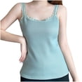 thumbnail image 1 of Tauxra Thermal Tank Top for Women Sleeveless Crop Undershirt in Solid Colors, Soft Polyester Baselayer for Cold Weather, 1 of 9