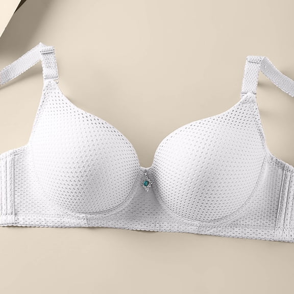 Tauxra Women Bra,Casual Solid Color Everyday Underwear with Underwire Support,Bras for Women