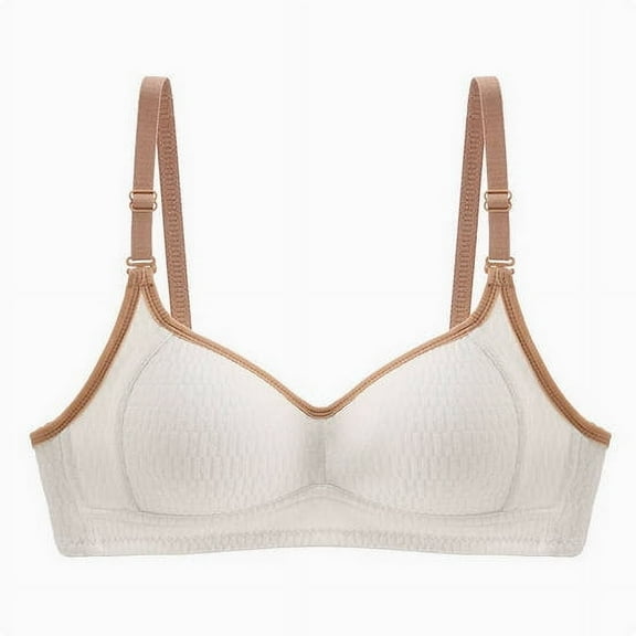Tauxra Women Bra,Casual Wireless Thin Soft with Support for Young Adults,Bras for Women
