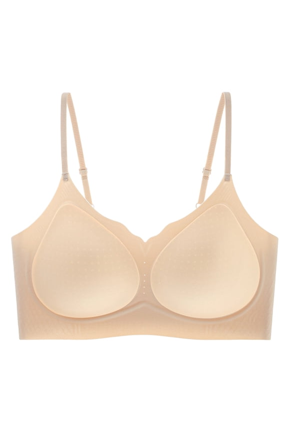 Women's Bra Casual Satin Breathable Everyday Bra with Push Up,Bras for Women