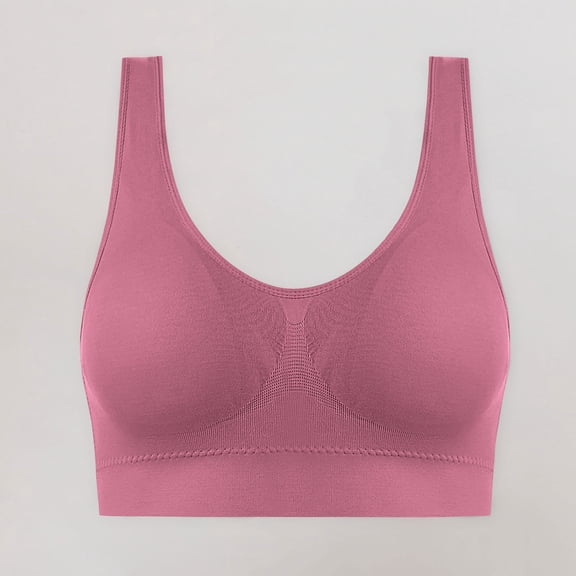Tauxra Women's Bra,Casual Seamless 1-piece Wirefree Daily Underwear with Gathering Breathable,Comfortable Bras for Women
